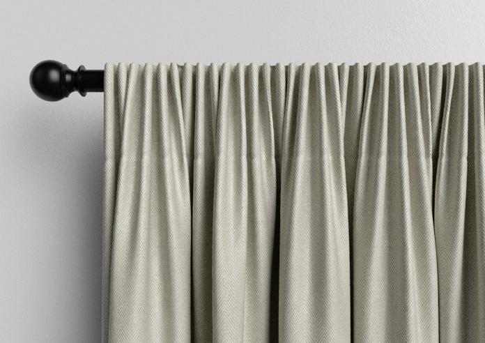 Soft Chevron, Toffee - Made to Measure Curtains - Image 9